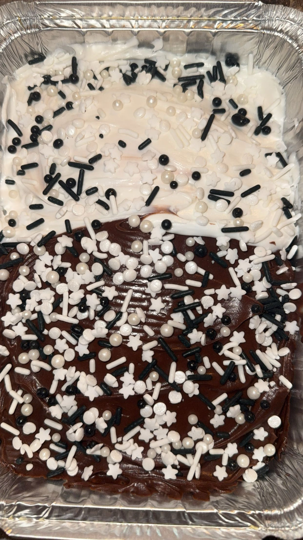 Date Night Sprinkle Cake